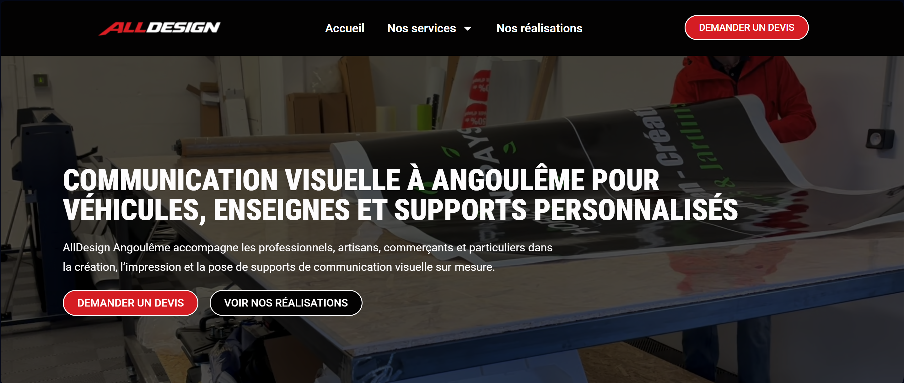 Aperçu du projet AllDesign Angoulême